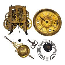 Terry Clock Co. Pittsfield Mass Movement Dial Pendulum & Key picture