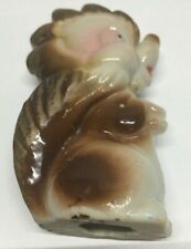 VINTAGE ESTATE CERAMIC CHIPMUNK FIGURINE Collectible Porcelain Squirrel Figure picture