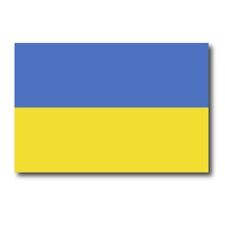 Ukraine Ukranian Flag Magnet 4x6 inch International Flag Decal for Car or Fridge picture