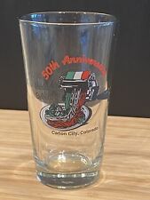Vintage Anchor Hocking Pint Glass - Merlino’s Belvedere 50th 1987 Stamped Anchor picture