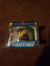 Marvel Black Panther Coffee Tea Cup Wakanda Forever NEW/BOX Ceramic Black Mug picture