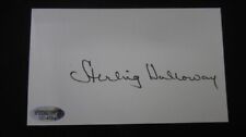 Sterling Holloway Winnie The Pooh Jungle Book Disney Signed Index Card w/COA picture