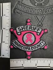 Maricopa County Sheriff Office MCSO Deputy Sheriff Breast Cancer Badge PinkPatch picture