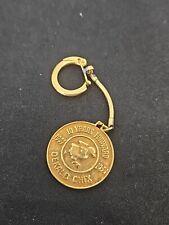 1944-1954 DeKalb Chicken Keychain FOB Poultry Anniversary Award Advertising Vtg picture