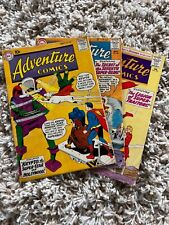 Adventure Comics lot of 11 average grade VG resto glue DC Comics picture