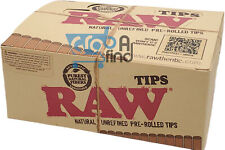 Full Box of RAW Pre-Rolled Tips (20 packs, 21 Tips Per pack, 420 Tips Total) picture