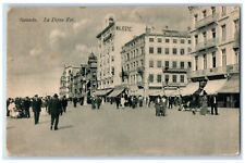 1921 La Digue Est. Oostende Belgium Foreign Antique Posted Postcard picture