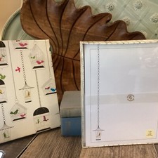 CREATIVE PAPERS By CR Gibson Stationery Bird Cages Design -27 Sheets/18 Envelope picture