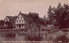 State Fish Hatchery Bemus Point Chautauqua Lake NY Postcard picture