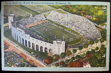 Vintage Postcard 1953 Dyche Stadium, No. Western U., Evanston, Illinois (IL) picture