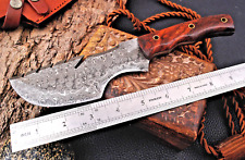 Custom Made Bushcraft Hunting Tracker Knife - Hand Forge Damascus Steel 1820 picture