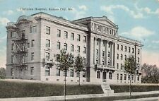 Christian Hospital, Kansas City, Missouri, Early Postcard, Used in 1922 picture