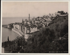 Vintage photomec Schroeder, France, Menton, The Old Town from the Boulevard picture