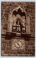 EXETER St. Mary Steps Church Clock UK Postcard picture