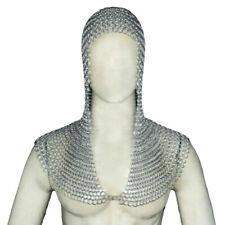 Handmade Butted Aluminium Chain mail Hood Coif picture