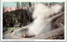 Postcard - The Mud Geyser, Yellowstone National Park, Wyoming, USA picture