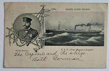 1908 Postcard Nordd Lloyd 