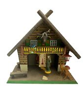 Joggili Western Germany Weather Wood Cabin House Thermometer Vintage picture