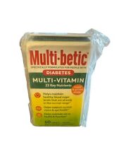 Multi-Betic Diabetic Support Multi-Vitamin Supplement 60 Caplets *SEE EXP DATE* picture