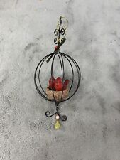Red Bird Cardinal In Cage Ornament picture