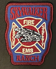 Star Wars Skywalker Ranch Fire EMS Patch Millennium Falcon Authentic Non-Repro picture