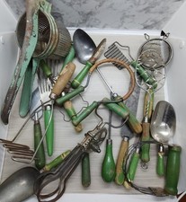 Vintage Green Kitchen Gadgets and Cooking Utensils, Buy More and Save picture