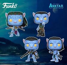 Funko Pop Movies Avatar The Way of Water - Jake Neytiri Recom Lo'ak Set of 4 picture