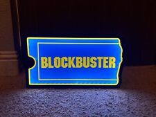 Light Up Blockbuster Video Decoration Sign Extra Large XXL 14” Wide picture