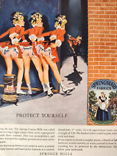 1948 Esquire Art Ads Protect Yourself Springmaid Fabrics Botany Ties picture