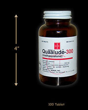 Reproduction Quaalude bottle, Quaaludes qualude picture