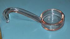 Vintage Pink Depression Glass Condiment/ Sauce Spoon Chipped picture