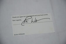 ROBIN WILLIAMS Autograph, Signature, Clipped from Letter picture