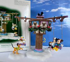 DEPT 56 North Pole SWINGING DISNEY FAB 5 Excellent, Goofy, Donald, Mickey picture