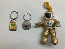 Lot Of 3 Intel Keychains Vintage  picture