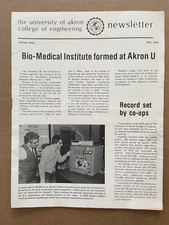 Vintage UNIVERSITY OF AKRON College of Engineering Newsletter May 1979 BIO-MEDIC picture