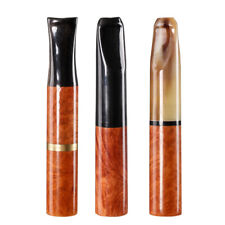 Briar Ox Horn Cigarette Holder Cleanable Lung Cleaning Cigarette Holder Filter picture