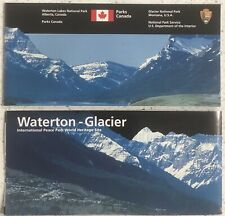 Glacier National Park- Waterton NP Brochure Map NPS Guide 2023. picture