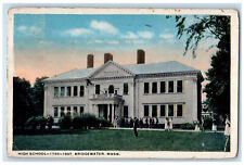 1918 High School 1799-1897 Bridgewater Massachusetts MA Antique Posted Postcard picture