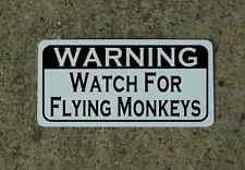 WATCH FOR FLYING MONKEYS Metal Sign 4 Bar Man Cave Home Theatre Movie Room Decor picture