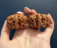 Natural Polished Chinese Wenwan Meditation Walnuts  - 元宝核桃 洛杉矶现货  picture
