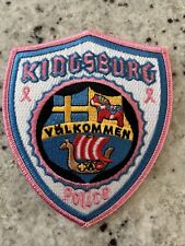 Pink Kingsburg Police California Breast Cancer Awareness CA Police Patch picture