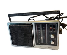 Vintage GE AM FM Portable Radio Model 7-2857A Analog Transistor Working picture