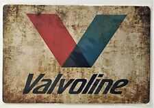 Valvoline Motor Oil Tin Sign (Man Cave Garage Gulf Mobil Exxon Texaco Gulf) 0547 picture