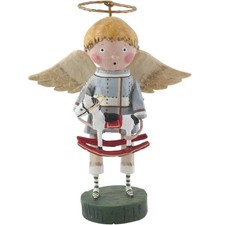 Lori Mitchell Toy Shoppe Angel Boy Child Christmas Folk Art Figure Figurine picture