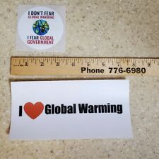 Climate change GREEN NEW DEAL HOAX stickers Great Reset Luciferian Agenda  picture