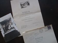 1947 Dr. Robert W.G. Vail (N.Y. Director,Historical Society) Signed PIC Document picture