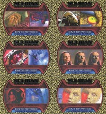 Star Trek Enterprise Season 1 Suliban Genetic Engineering Chase Card Set S1-6 picture