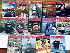 Lot Of 14 Vintage TRAINS Magazines (1993-1995) picture