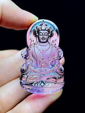 48.5*29*13.2mm Natural Purple Amethyst Crystal carving Pendant AAAA picture