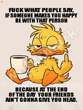 IF Someone Makes You Happy Funny Metal Sign 9" x 12" or 12" x 16" picture